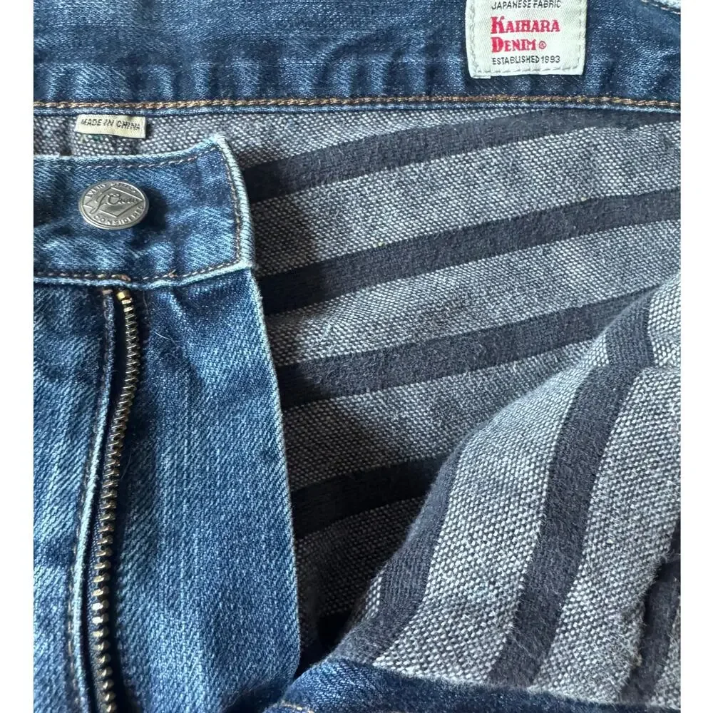 J.Crew | Kaihara Denim Medium Rinse Lined Straight Leg Style 770 Jeans | 29x32